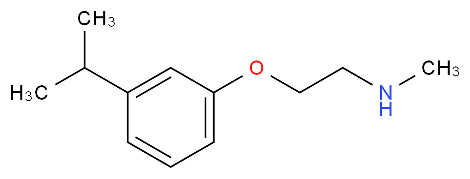 2-(3-isopropylphenoxy)-N-methylethanamine_分子结构_CAS_915920-90-0)