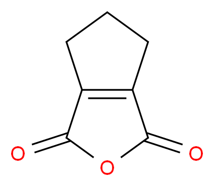 1-环戊烯-1,2-二羧酸酐_分子结构_CAS_3205-94-5)