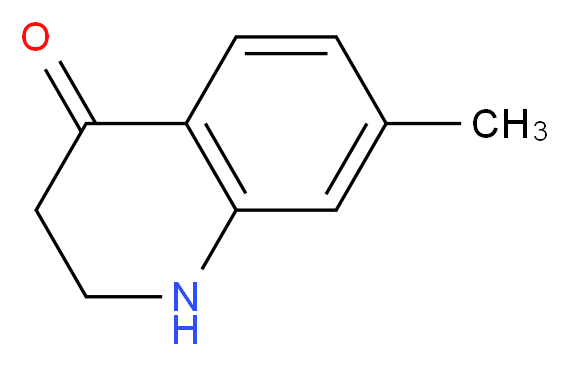 7-methyl-1,2,3,4-tetrahydroquinolin-4-one_分子结构_CAS_36053-96-0