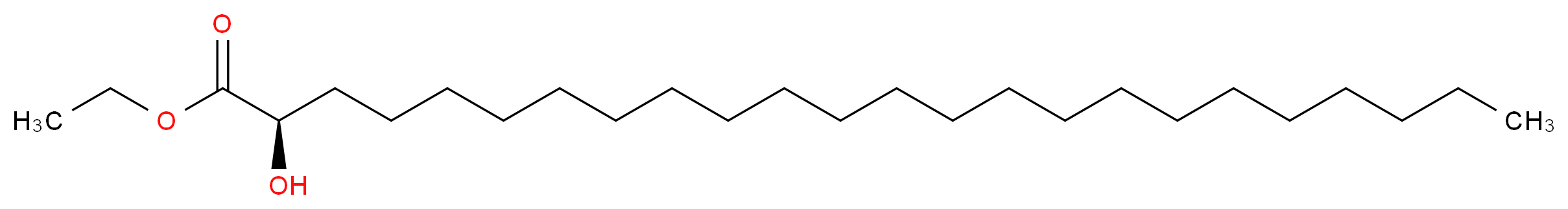 2-Hydroxytetracosanoic acid ethyl ester_分子结构_CAS_124111-47-3)