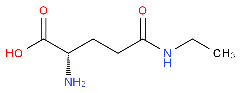 (2S)-2-amino-4-(ethylcarbamoyl)butanoic acid_分子结构_CAS_3081-61-6