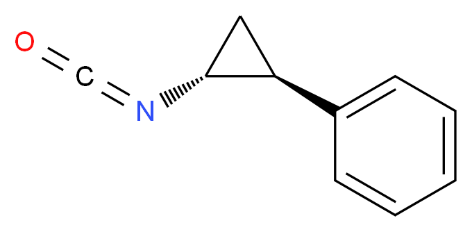 [(1S,2R)-2-isocyanatocyclopropyl]benzene_分子结构_CAS_63009-74-5