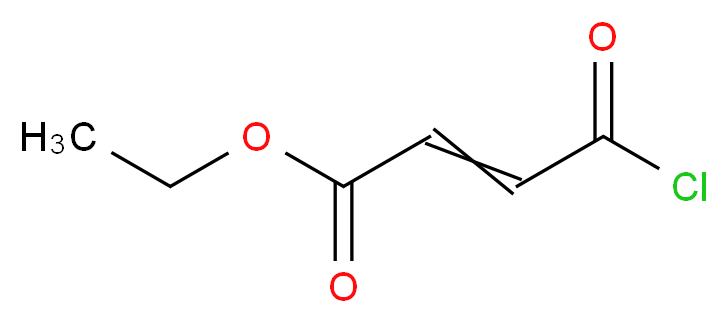 富马酸单乙酯酰氯_分子结构_CAS_26367-48-6)