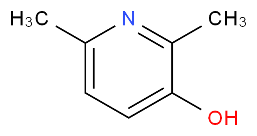 2,6-Dimethyl-3-hydroxypyridine_分子结构_CAS_1122-43-6)