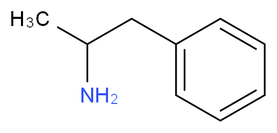 Amphetamine_分子结构_CAS_300-62-9)