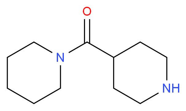 1-(Piperidin-4-ylcarbonyl)piperidine_分子结构_CAS_)