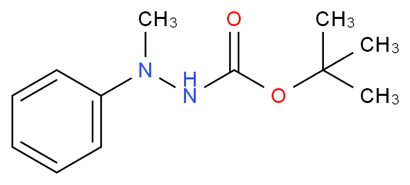 N'-methyl-N'-phenyl(tert-butoxy)carbohydrazide_分子结构_CAS_934391-29-4