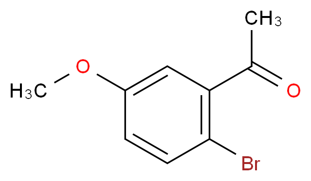 2'-Bromo-5'-methoxyacetophenone_分子结构_CAS_)