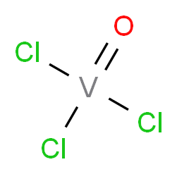 Vanadium oxytrichloride_分子结构_CAS_7727-18-6)