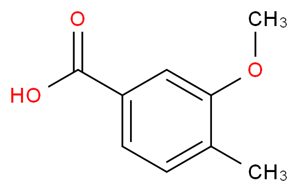 3-甲氧基-4-甲基苯甲酸_分子结构_CAS_7151-68-0)