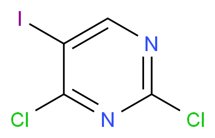 2,4-Dichloro-5-iodopyrimidine_分子结构_CAS_13544-44-0)