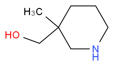 (3-methylpiperidin-3-yl)methanol_分子结构_CAS_)