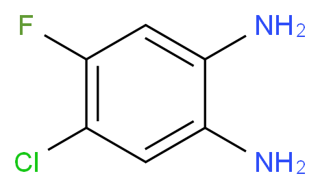 4-chloro-5-fluorobenzene-1,2-diamine_分子结构_CAS_139512-70-2)