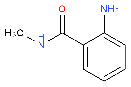 2-amino-N-methylbenzamide_分子结构_CAS_4141-08-6