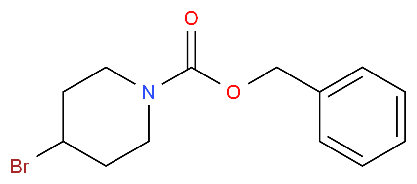 benzyl 4-bromopiperidine-1-carboxylate_分子结构_CAS_)