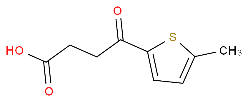 4-(5-methylthiophen-2-yl)-4-oxobutanoic acid_分子结构_CAS_22988-52-9