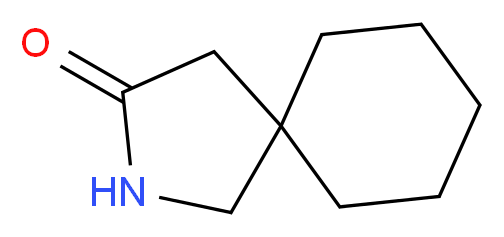 2-Azaspiro[4.5]decan-3-one_分子结构_CAS_64744-50-9)