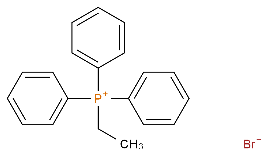 乙基三苯基溴化膦_分子结构_CAS_1530-32-1)