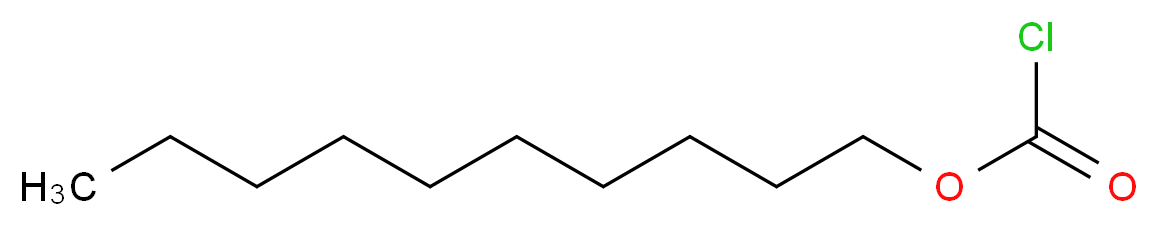 氯甲酸(N-癸基)酯_分子结构_CAS_55488-51-2)