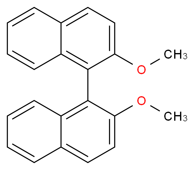 2,2'-二甲氧基-1,1'-联萘_分子结构_CAS_2960-93-2)