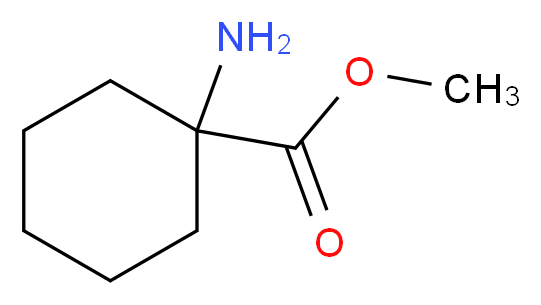 1-Amino-cyclohexanecarboxylic acid methyl ester_分子结构_CAS_4507-57-7)