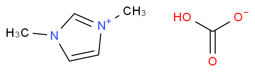 1,3-dimethyl-1H-imidazol-3-ium hydrogen carbonate_分子结构_CAS_945017-57-2