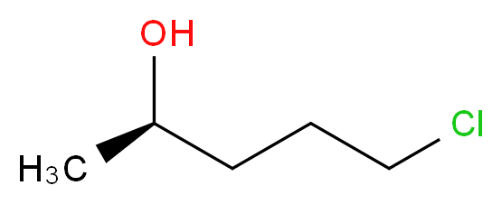 (2R)-5-chloropentan-2-ol_分子结构_CAS_76188-95-9