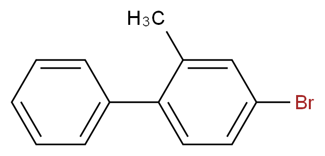 4-bromo-2-methyl-1-phenylbenzene_分子结构_CAS_5002-26-6