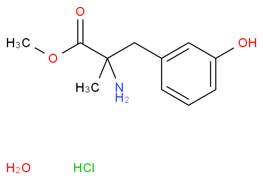 &alpha;-METHYL-DL-m-TYROSINE METHYL ESTER_分子结构_CAS_96687-21-7)