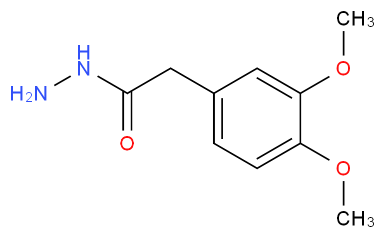 3,4-Dimethoxyphenylacetic acid hydrazide_分子结构_CAS_60075-23-2)