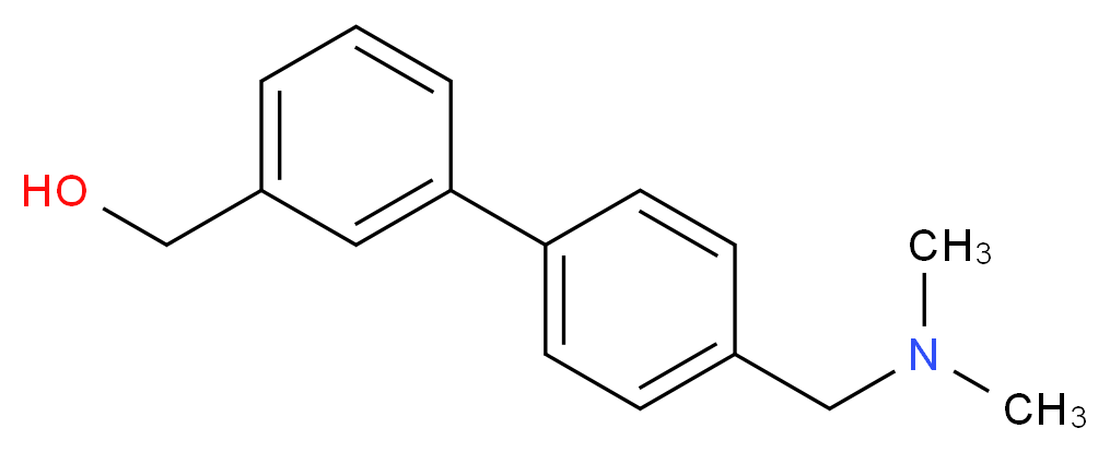 {4'-[(dimethylamino)methyl]-3-biphenylyl}methanol_分子结构_CAS_)