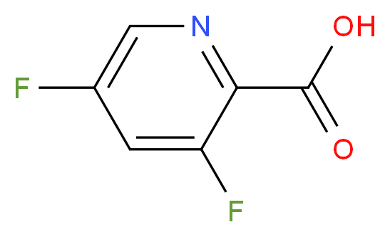 3,5-Difluoropyridine-2-carboxylic acid_分子结构_CAS_745784-04-7)