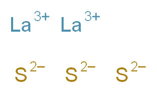 硫化镧(III)_分子结构_CAS_12031-49-1)