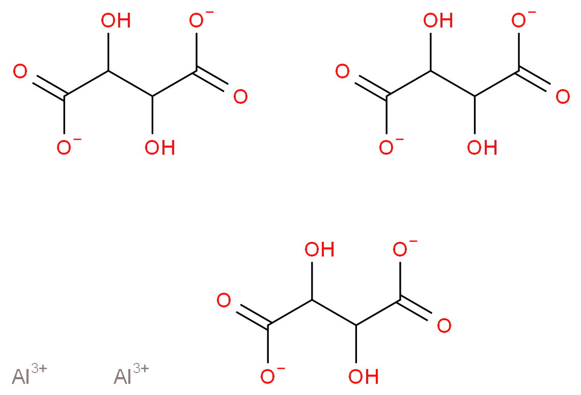 ALUMINUM TARTRATE_分子结构_CAS_815-78-1)
