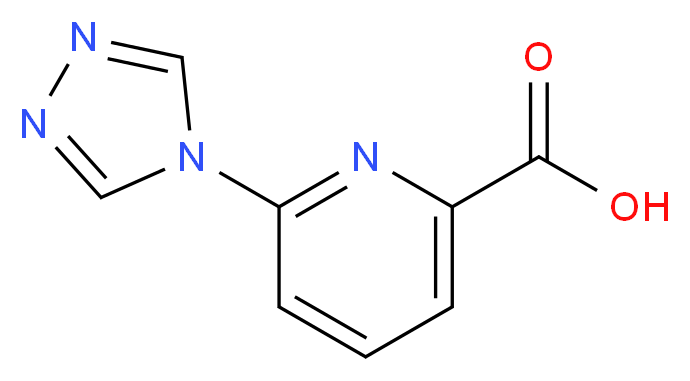 6-(4H-1,2,4-triazol-4-yl)pyridine-2-carboxylic acid_分子结构_CAS_1060796-15-7