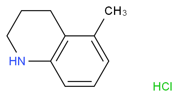 5-methyl-1,2,3,4-tetrahydroquinoline hydrochloride_分子结构_CAS_861368-85-6