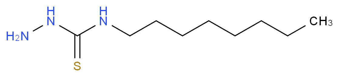 4-Octyl-3-thiosemicarbazide_分子结构_CAS_13207-36-8)