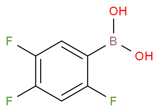 2,4,5-三氟苯硼酸_分子结构_CAS_247564-72-3)