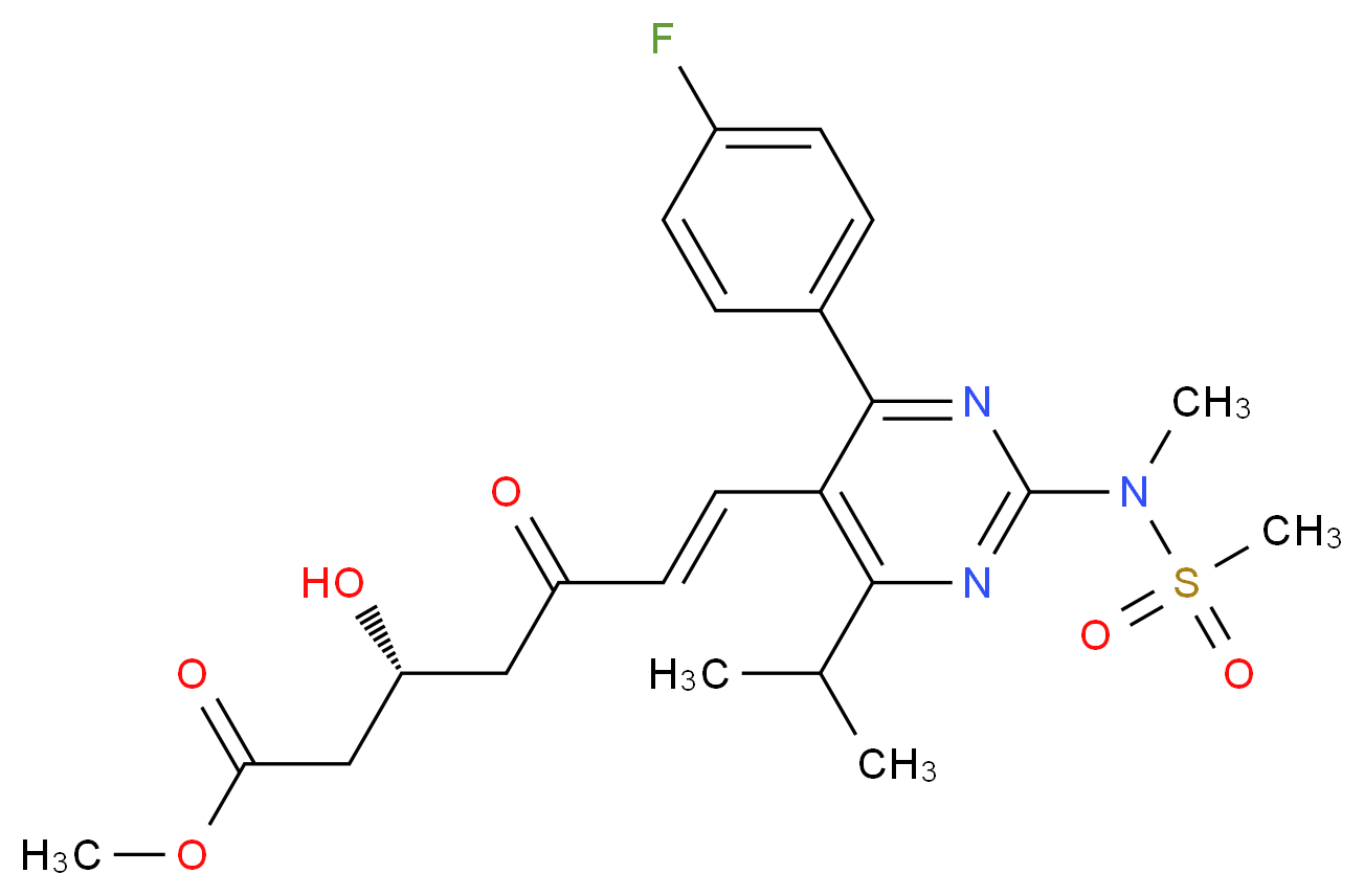 5-Oxorosuvastatin methyl ester_分子结构_CAS_147118-39-6)