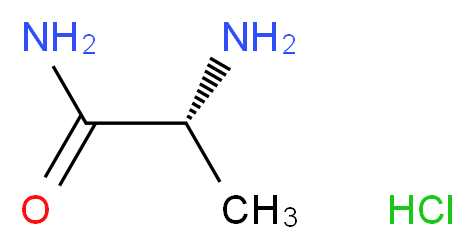 (R)-2-Aminopropanamide hydrochloride_分子结构_CAS_71810-97-4)
