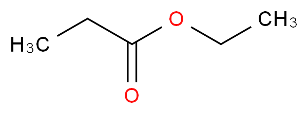 ethyl propanoate_分子结构_CAS_105-37-3