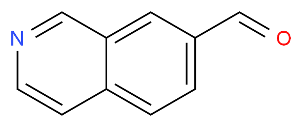 isoquinoline-7-carbaldehyde_分子结构_CAS_87087-20-5