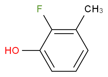 2-Fluoro-3-methylphenol_分子结构_CAS_77772-72-6)