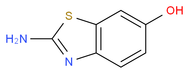 2-Amino-6-hydroxy-1,3-benzothiazole_分子结构_CAS_26278-79-5)