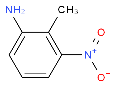 2-甲基-3-硝基苯胺_分子结构_CAS_603-83-8)