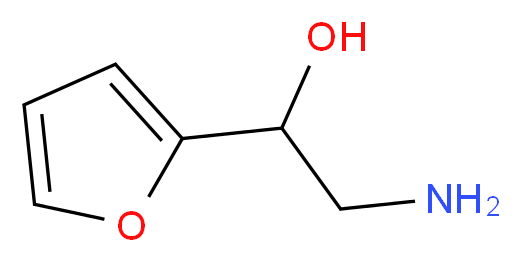 2-(2-Amino-1-hydroxyethyl)furan_分子结构_CAS_)