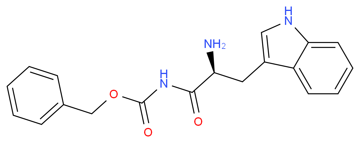 Carbobenzoxy-D.L-tryptophanamide_分子结构_CAS_27018-75-3)