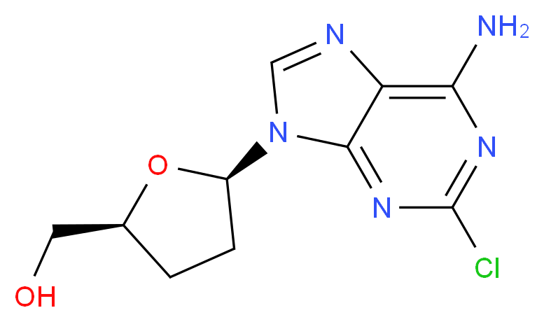 2-Chlorodideoxyadenosine_分子结构_CAS_114849-58-0)