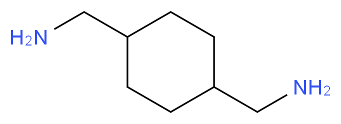 [4-(aminomethyl)cyclohexyl]methanamine_分子结构_CAS_2549-93-1