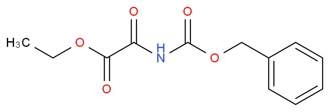 ethyl 2-{[(benzyloxy)carbonyl]amino}-2-oxoacetate_分子结构_CAS_236101-09-0